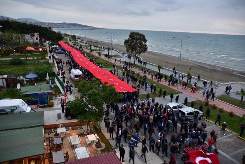 Samsun'da geçmişten bugün 19 Mayıs kutlamalarından fotoğraflar