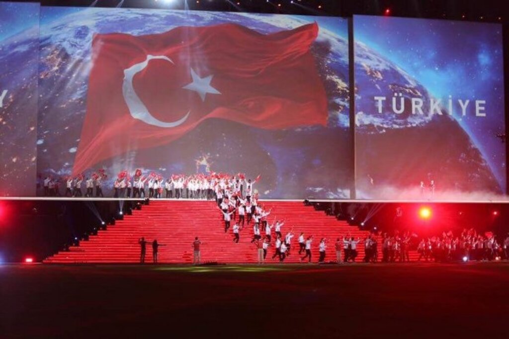 Samsun 2017 İşitme Engelliler Olimpiyatı açılış seremonisi
