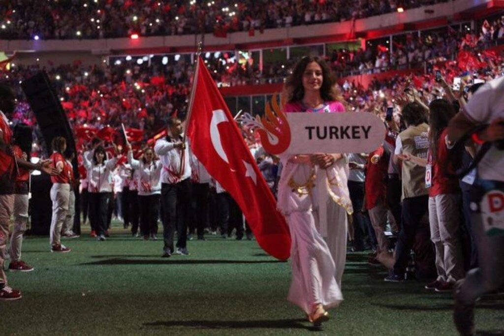 Samsun 2017 İşitme Engelliler Olimpiyatı açılış seremonisi