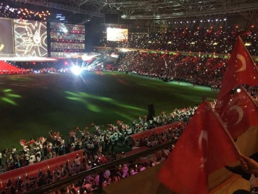 Samsun 2017 İşitme Engelliler Olimpiyatı açılış seremonisi
