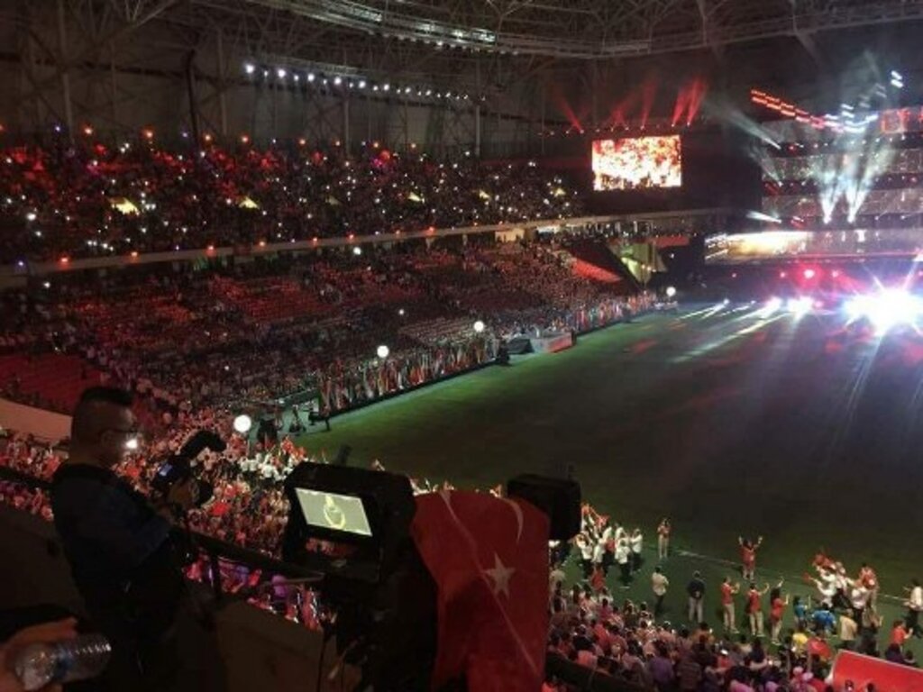 Samsun 2017 İşitme Engelliler Olimpiyatı açılış seremonisi