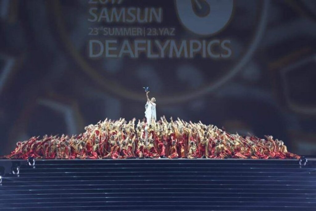 Samsun 2017 İşitme Engelliler Olimpiyatı açılış seremonisi