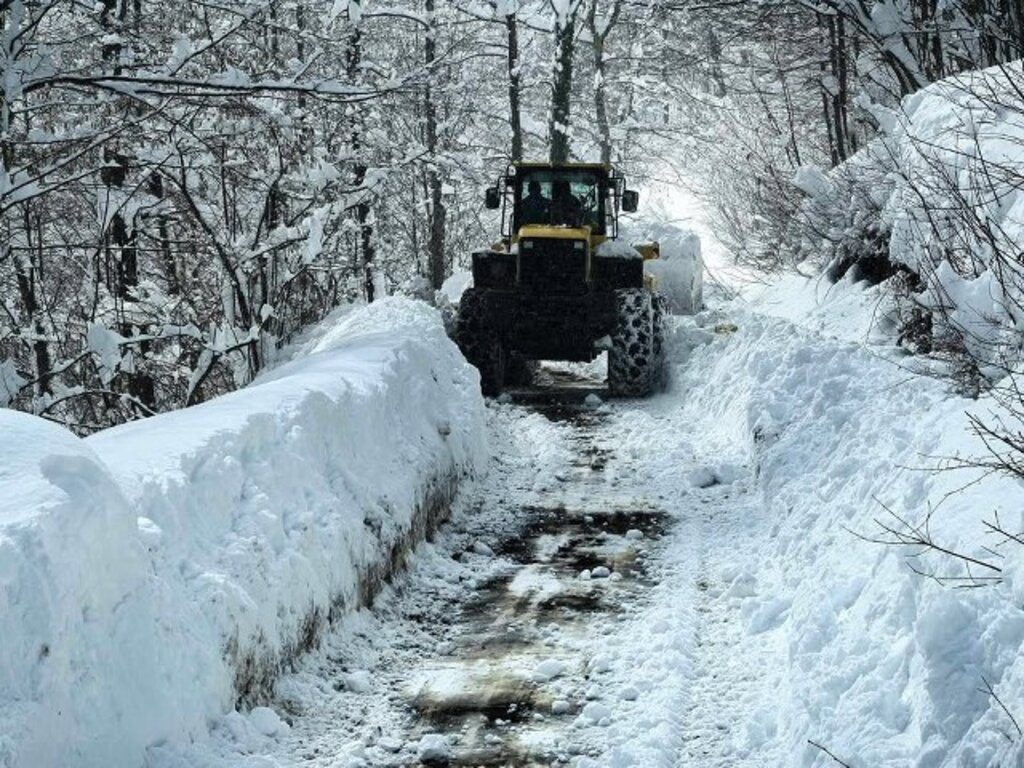 Samsun kar yağdı Erzurum'a döndü! Samsun'dan kar fotoğrafları