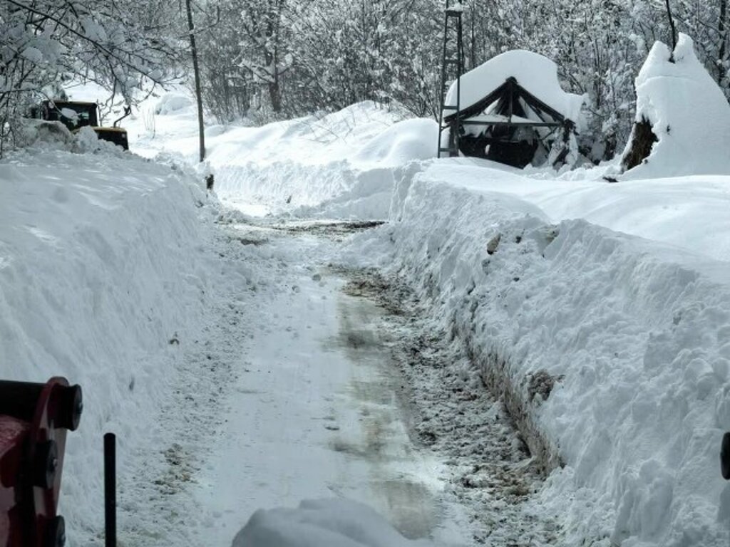 Samsun kar yağdı Erzurum'a döndü! Samsun'dan kar fotoğrafları