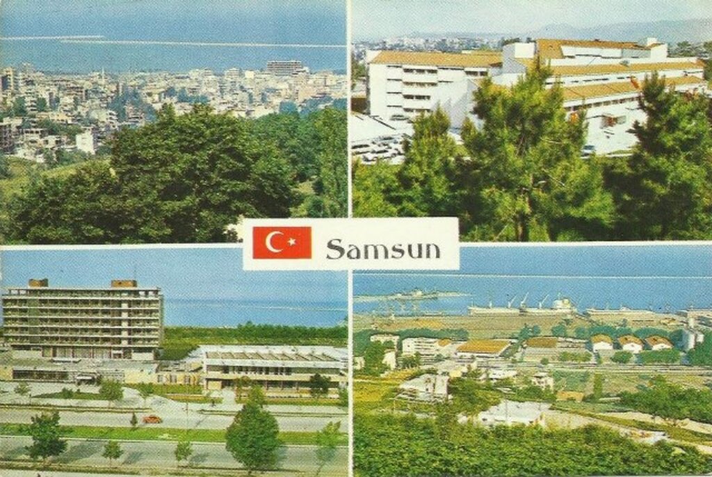 Samsun kartpostalları! Eskiden herkes birbirine gönderirdi!