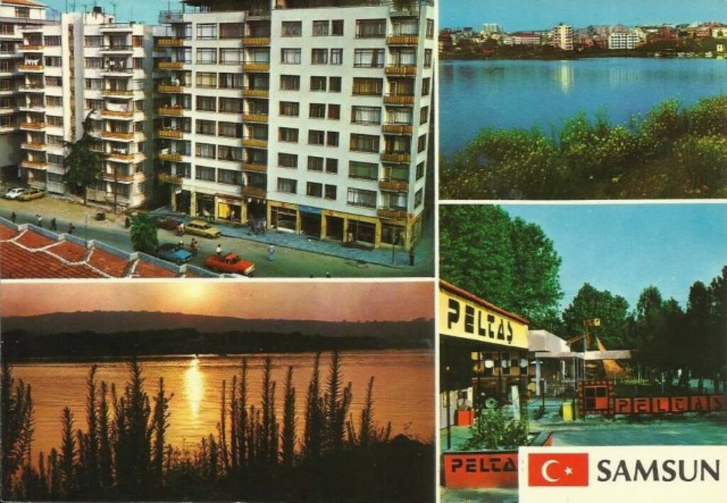 Samsun kartpostalları! Eskiden herkes birbirine gönderirdi!