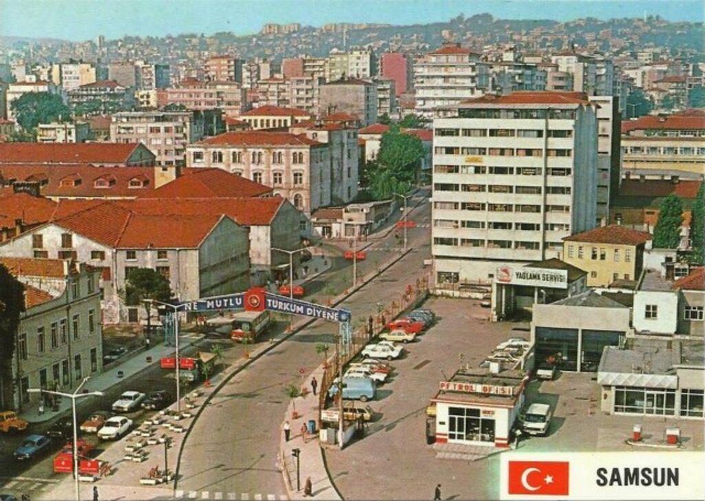 Samsun kartpostalları! Eskiden herkes birbirine gönderirdi!