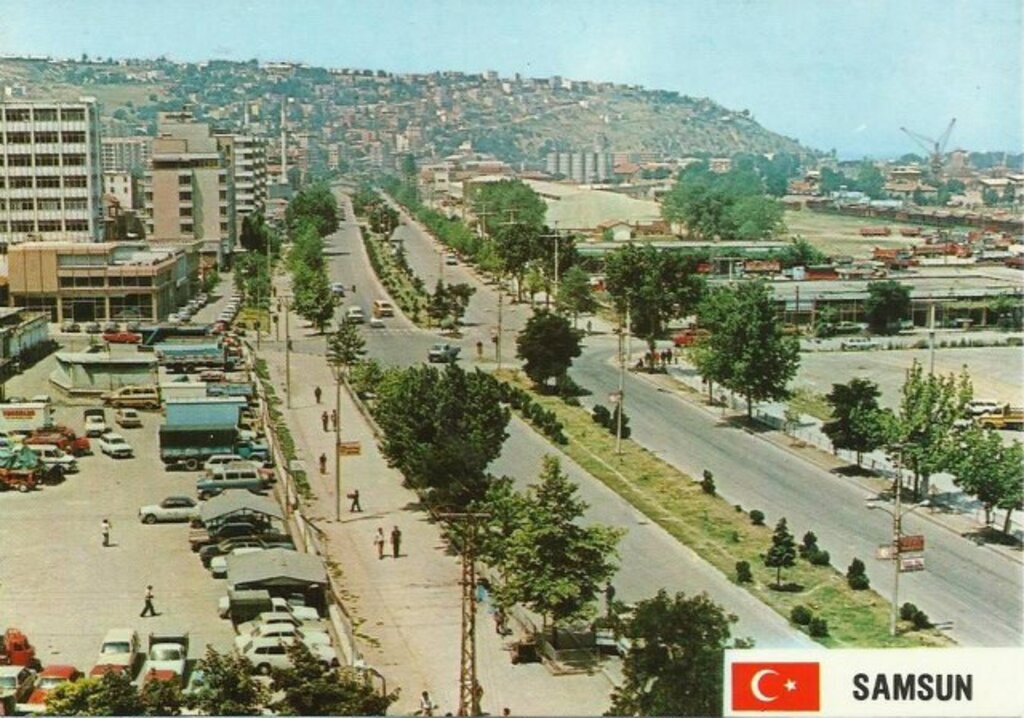 Samsun kartpostalları! Eskiden herkes birbirine gönderirdi!