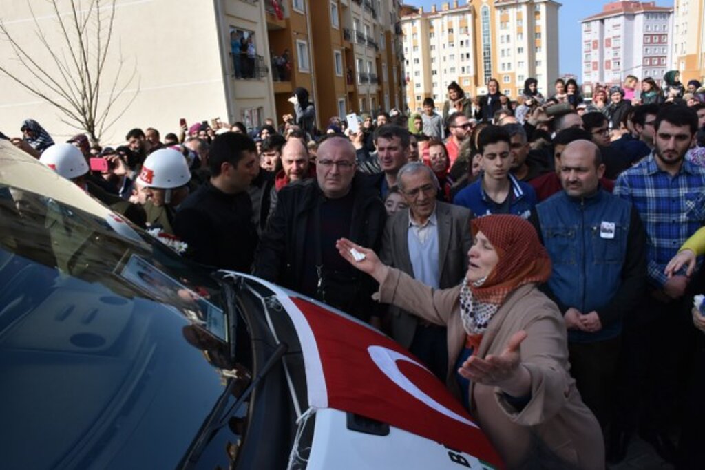 Samsun Afrin şehitlerini uğurladı