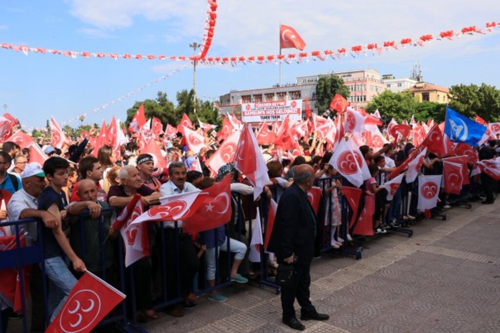 Devlet Bahçeli'nin 24 Haziran seçimi Samsun mitinginden fotoğraflar