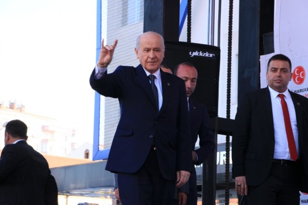 Devlet Bahçeli'nin 24 Haziran seçimi Samsun mitinginden fotoğraflar