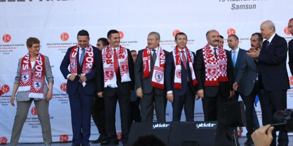 Devlet Bahçeli'nin 24 Haziran seçimi Samsun mitinginden fotoğraflar
