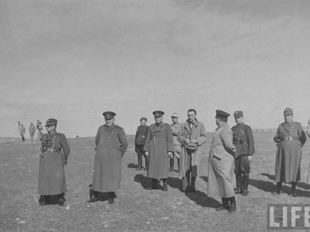 Samsun'da 1940 yılında yapılan askeri tatbikatın fotoğrafları
