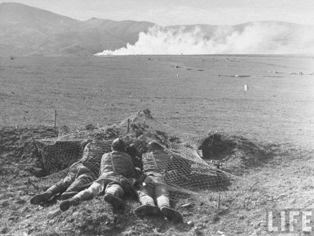 Samsun'da 1940 yılında yapılan askeri tatbikatın fotoğrafları