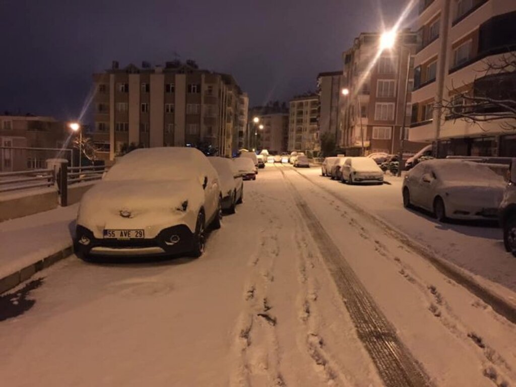 Samsun'dan 2020 yılının kar fotoğrafları