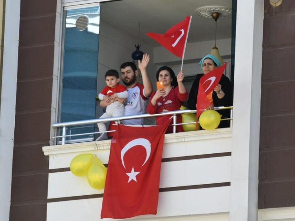 Samsun'da 23 Nisan'ın 100. yıl coşkusu böyle yaşandı