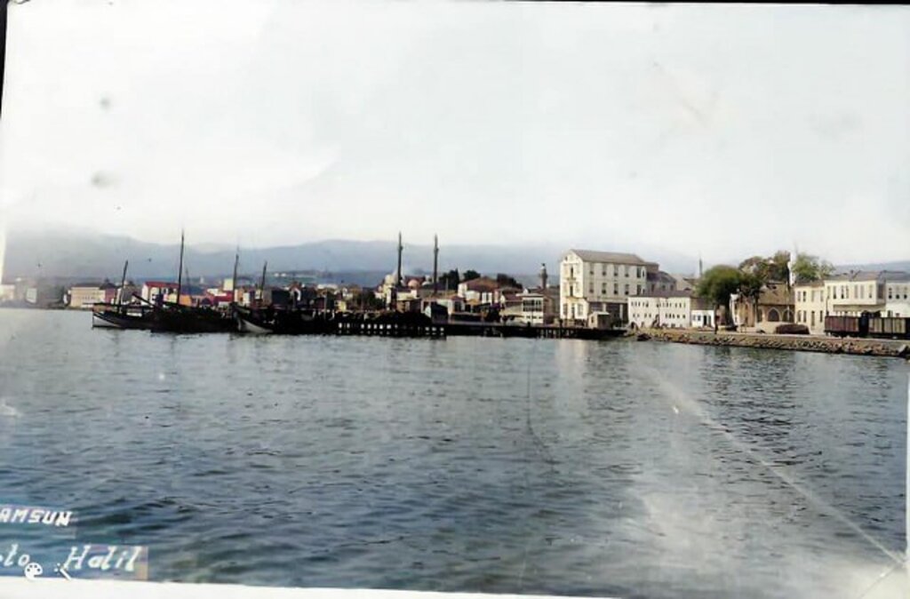 Samsun'un renklendirilmiş eski fotoğrafları