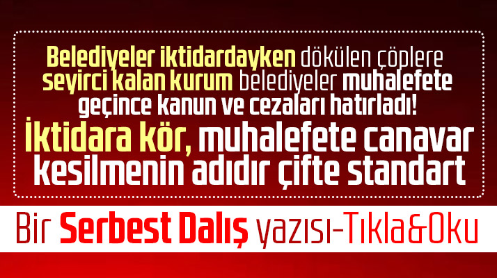 Atakum ve İlkadım Belediyelerine uygulanan çöp dökme cezası üzerine bir analiz yazısı