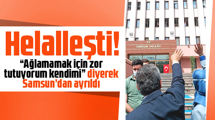 Osman Kaymak Samsun'dan ayrıldı