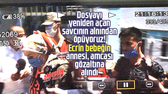 Vezirköprü'de öldürülen Ecrin bebeğin annesi ve amcası dahil 6 kişi gözaltına alındı