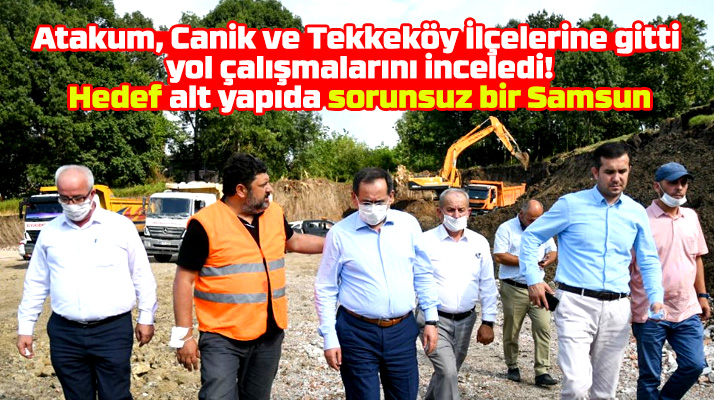 Mustafa Demir hedeflerinin alt yapıda sorunsuz bir Samsun olduğunu açıkladı