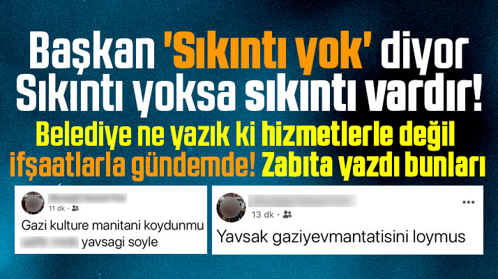 Samsun'da İlkadım Belediyesi zabıtasından skandal ifşaat paylaşımları