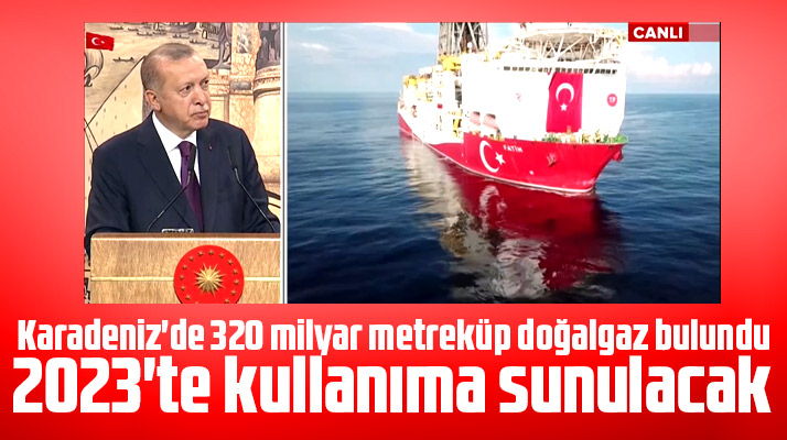 Karadeniz'de bulunan doğalgaz rezervi 2023'te kullanıma sunulacak