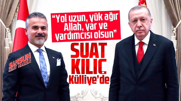 Suat Kılıç, Külliye'de Recep Tayyip Erdoğan'ı ziyaret etti