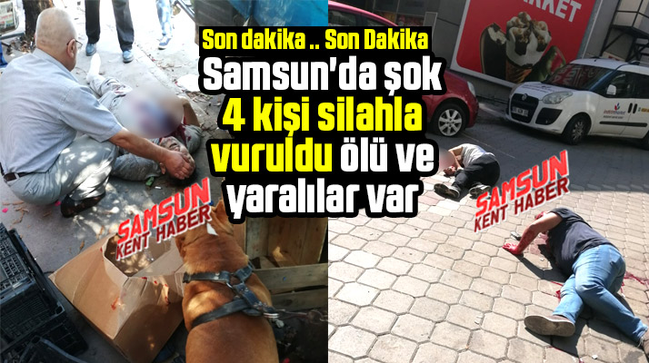 Samsun'da Adalet mahallesinde silahlı çatışma! Ölü ve yaralılar var