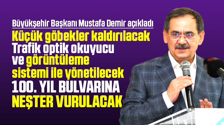 Mustafa Demir açıkladı! Samsun'da 100. Yıl Bulvarına neşter vurulacak