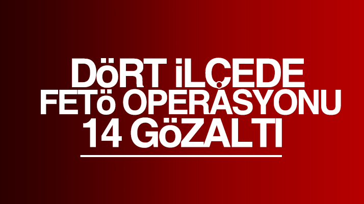 Samsun'da 4 ilçede eş zamanlı FETÖ operasyonunda 14 kişi gözaltına alındı