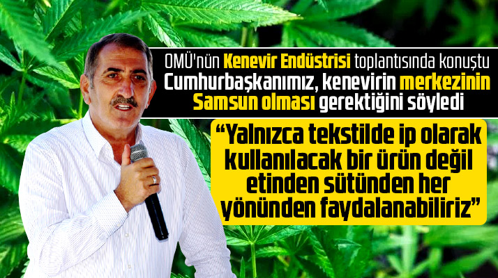 Fuat Köktaş Samsun'un kenevir üssü olması için yapılan çalışmaları açıkladı