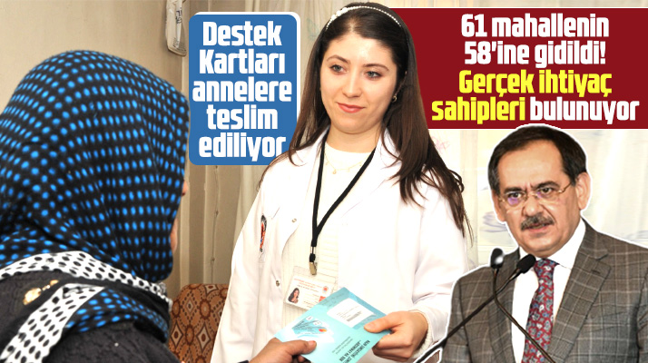 Samsun Büyükşehir destek kartlarını gerçek ihtiyaç sahiplerine teslim ediyor