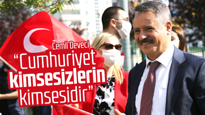 Cemil Deveci'den 29 Ekim mesajı! Cumhuriyet kimsesizlerin kimsesidir