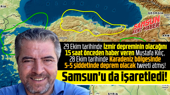 İzmir depremini 15 saat önceden bilen isim Samsun için de deprem uyarısı yapmış
