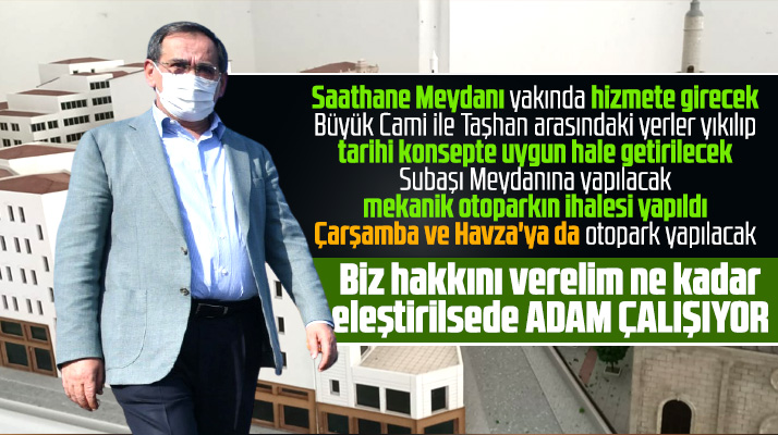 Mustafa Demir sessiz sedasız Samsun için planladığı projeleri hayata geçiriyor