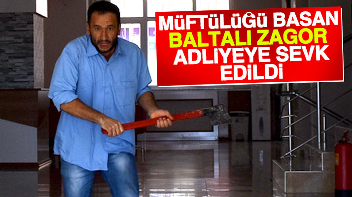 Samsun'da Müftülüğü basan baltalı saldırgan Adliyeye sevk edildi