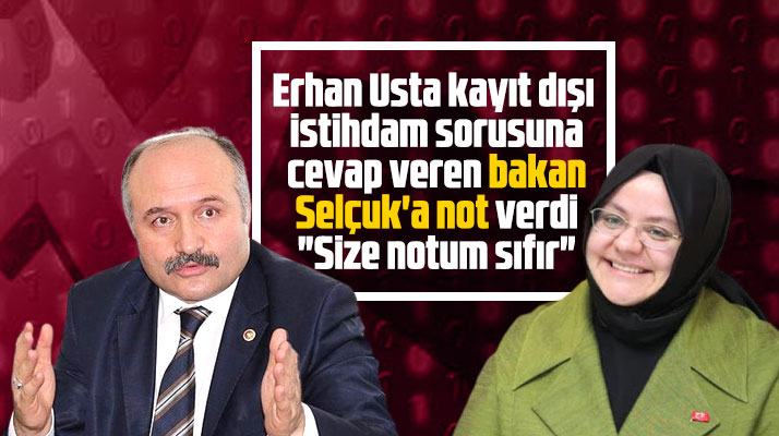 Erhan Usta bakan Zehra Zümrüt Selçuk'a sıfır not verdi
