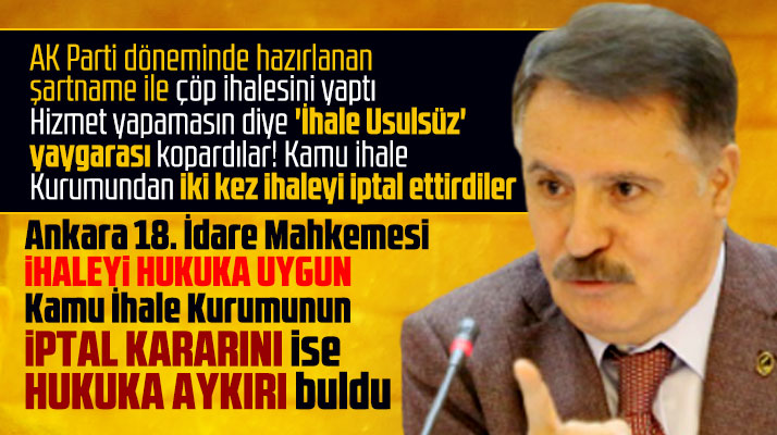 Atakum Belediyesinin iki kez iptal edilen çöp ihalesini mahkeme hukuka uygun buldu