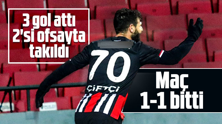 Yılport Samsunspor Menemenspor maçı 1-1 sona erdi
