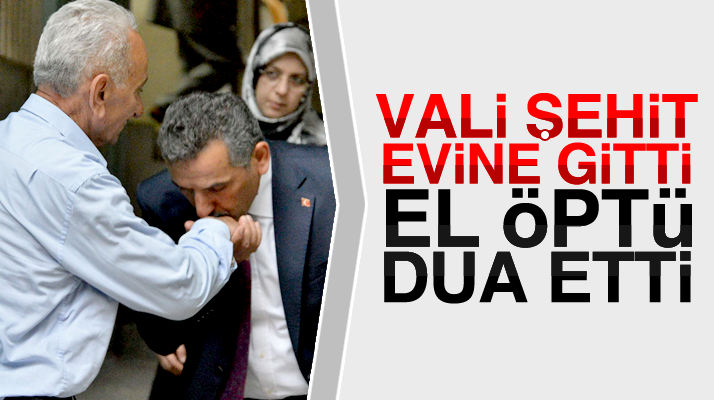 Samsun Valisi Osman Kaymak şehit Mete Yahşi'nin ailesini ziyaret etti