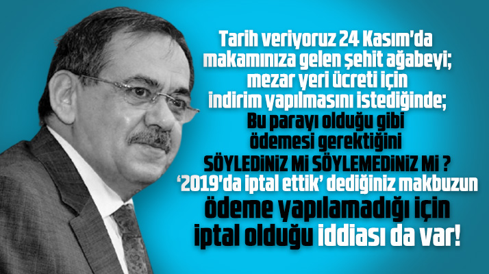 Şehit kardeşi Ayhan Hamlı'ya mezar yerinin parasını yatırmasını Mustafa Demir mi söyledi
