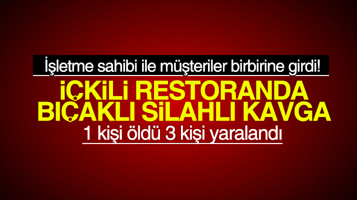 Samsun Bafra'da içkili restoranda kan aktı: 1 kişi öldü, 3 kişi yaralandı