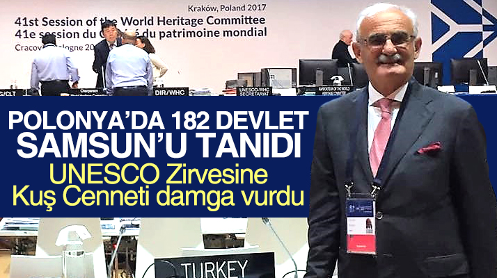 Yusuf Ziya Yılmaz Polonya'da Kuş Cenneti için UNESCO Zirvesine katıldı