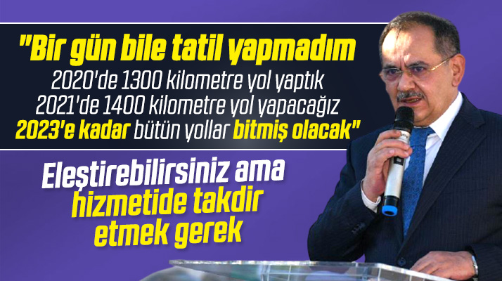 Samsun Büyükşehir Başkanı Mustafa Demir: 2023'e kadar yol çalışmaları bitecek
