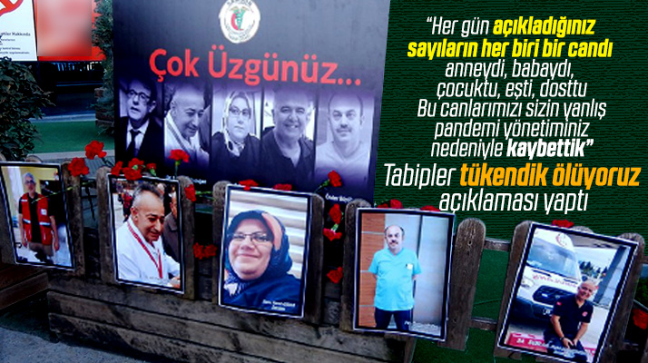 Samsun'da tabipler ve sağlık çalışanları
