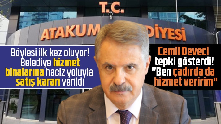 Atakum Belediyesinin hizmet binalarına alınan haciz yolu ile satış kararına tepki