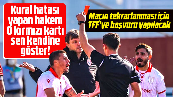 Yılport Samsunspor Kulübü Ümraniye maçının tekrarlanması için TFF'ye başvuru yapacak