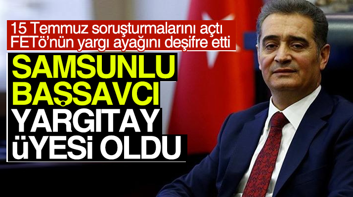 Samsun doğumlu Harun Kodalak, Yargıtay üyeliğine seçildi