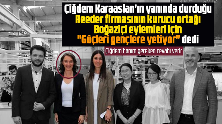 Samsun'da fabrikası olan Reeder'in kurucu ortağı Boğaziçi eylemlerine destek verdi